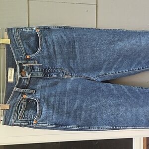 Nwt Madewell 10 inch high rise skinny jeans blue size 28